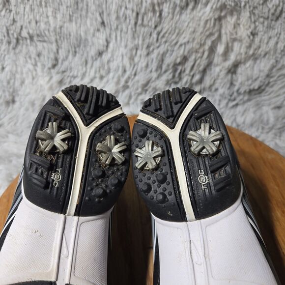 Nike Delight Women Size 9.5 Leather Golf Shoe Soft Spike Black Cleat B418355-010 - Picture 10 of 12